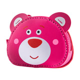 Maxbell 3xDIY PU Leather Bag Making Kit Gift for Girlfriend Cute Bear DIY Shoulder Bag Cute bear Rose Red