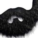 Maxbell 3xFalse Eyebrow and Beard Set Costume Mustache for Performance Cosplay Festive Black