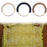 Maxbell 2xRing Handle DIY Bag Tote Bag Beach Bags Handbag Handle Decoration Accessories White