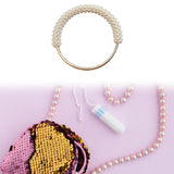 Maxbell 2xRing Handle DIY Bag Tote Bag Beach Bags Handbag Handle Decoration Accessories White