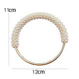 Maxbell 4xRing Handle DIY Bag Tote Bag Beach Bags Handbag Handle Decoration Accessories White
