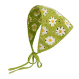 Crochet Hair Bandana Handmade Hair Tie Cute Hair Accessories for Girls Women style A