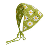Crochet Hair Bandana Handmade Hair Tie Cute Hair Accessories for Girls Women style A