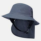 Sun Protection Hat Clothing Accessories Fishing Hat for Summer Camping Women Dark Gray