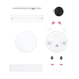 Maxbell 4xDIY Leather Bag Making Cute Hand Knitting Craft Shoulder Bag Sewing Material White