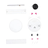 Maxbell 2xDIY Leather Bag Making Cute Hand Knitting Craft Shoulder Bag Sewing Material White