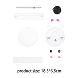 Maxbell 3xDIY Leather Bag Making Cute Hand Knitting Craft Shoulder Bag Sewing Material White