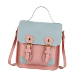 Maxbell Maxbell Handbag Making Materials DIY Lady PU Leather Shoulder Bag Making Set Blue Pink