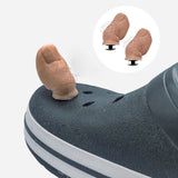Maxbell 2Pcs 3D Funny Toe Clogs Charms Creepy Shoes Decorations for Props DIY Cosplay Hairy