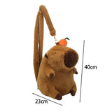 Maxbell Plush Capybara Backpack Gift Lightweight Daypack for Street Birthday College