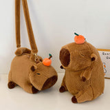 Maxbell Plush Capybara Backpack Gift Lightweight Daypack for Street Birthday College