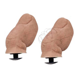 Maxbell 3D Funny Toe Shoe Charm Unique Decorative Shoe Decor for Cosplay Gifts Clogs Hairy