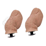 Maxbell 3D Funny Toe Shoe Charm Unique Decorative Shoe Decor for Cosplay Gifts Clogs Hairy