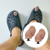 Maxbell 3D Funny Toe Shoe Charm Unique Decorative Shoe Decor for Cosplay Gifts Clogs Hairy