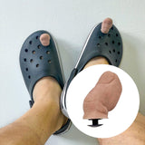 Maxbell 3D Funny Toe Shoe Charm Unique Decorative Shoe Decor for Cosplay Gifts Clogs Hairless