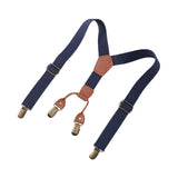 Maxbell Boys Suspender Elastic Suspenders Solid Strong Clips Tuxedo Suspenders