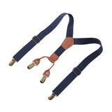 Maxbell Boys Suspender Elastic Suspenders Solid Strong Clips Tuxedo Suspenders