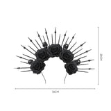 Maxbell Maxbell Flower Headband Girls Halloween Headband Crown Headpiece for Day of The Dead