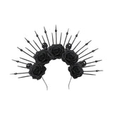 Maxbell Maxbell Flower Headband Girls Halloween Headband Crown Headpiece for Day of The Dead