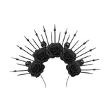 Maxbell Maxbell Flower Headband Girls Halloween Headband Crown Headpiece for Day of The Dead