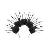 Maxbell Maxbell Flower Headband Girls Halloween Headband Crown Headpiece for Day of The Dead