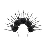 Maxbell Maxbell Flower Headband Girls Halloween Headband Crown Headpiece for Day of The Dead
