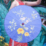 Maxbell Maxbell Chinese Umbrella 32 inch Handmade Oriental Umbrella for Cosplay Events Party Style A