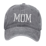 Maxbell Maxbell Mom Embroidered Baseball Hat Unique Mother's Day Gifts for Beach Parties Gym Gray