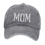 Maxbell Maxbell Mom Embroidered Baseball Hat Unique Mother's Day Gifts for Beach Parties Gym Gray