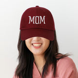 Maxbell Baseball Cap Hip Hop Trucker Cap Cotton Running Hat for Running Travel Beach MOM Red Color