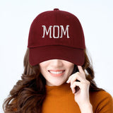 Maxbell Baseball Cap Hip Hop Trucker Cap Cotton Running Hat for Running Travel Beach MOM Red Color