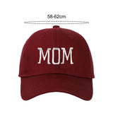 Maxbell Baseball Cap Hip Hop Trucker Cap Cotton Running Hat for Running Travel Beach MOM Red Color