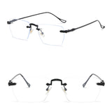 Maxbell Maxbell Game Eyeglasses Fashion Portable Practical Clear Eye Glasses Women Black