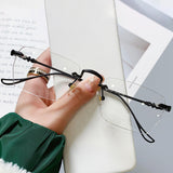 Maxbell Maxbell Game Eyeglasses Fashion Portable Practical Clear Eye Glasses Women Black