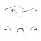 Maxbell Maxbell Game Eyeglasses Fashion Portable Practical Clear Eye Glasses Women Dark Gray