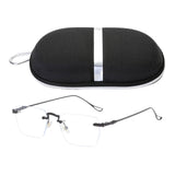 Maxbell Maxbell Game Eyeglasses Fashion Portable Practical Clear Eye Glasses Women Dark Gray