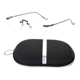 Maxbell Maxbell Game Eyeglasses Fashion Portable Practical Clear Eye Glasses Women Dark Gray