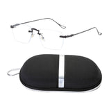 Maxbell Maxbell Game Eyeglasses Fashion Portable Practical Clear Eye Glasses Women Dark Gray