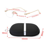 Maxbell Maxbell Game Eyeglasses Fashion Portable Practical Clear Eye Glasses Women Golden