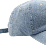 Maxbell Maxbell Denim Baseball Cap Fashionable Retro Adjustable Summer Plain Cap Trucker Hat Light Blue