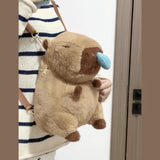 Maxbell 3xCapybara Backpack Large Capacity Cute Animal Backpack for Travel Ladies Kids