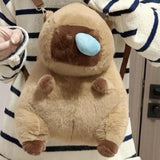 Maxbell 3xCapybara Backpack Large Capacity Cute Animal Backpack for Travel Ladies Kids