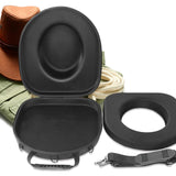 Maxbell Maxbell Cowboy Hat Storage Box Holder Universal Hat Box Sunhat Bowlers Cap Organizer 38cmx16cmx43cm