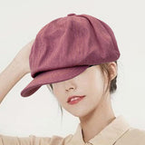 Maxbell Maxbell Newsboy Hat Summer Spring Womens Ladies Beret Hat for Hiking Travel Shopping Pink