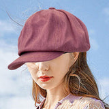 Maxbell Maxbell Newsboy Hat Summer Spring Womens Ladies Beret Hat for Hiking Travel Shopping Pink