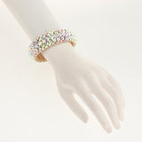 Belly Dance Bracelet Elegant Wristband Costume Accessory Rhinestone Bracelet