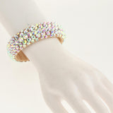 Belly Dance Bracelet Elegant Wristband Costume Accessory Rhinestone Bracelet