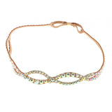 Maxbell Maxbell Belly Dance Headdresses Rhinestone Head Chain for Belly Dance Festival Party