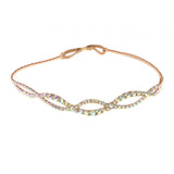 Maxbell Maxbell Belly Dance Headdresses Rhinestone Head Chain for Belly Dance Festival Party