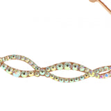 Maxbell Maxbell Belly Dance Headdresses Rhinestone Head Chain for Belly Dance Festival Party